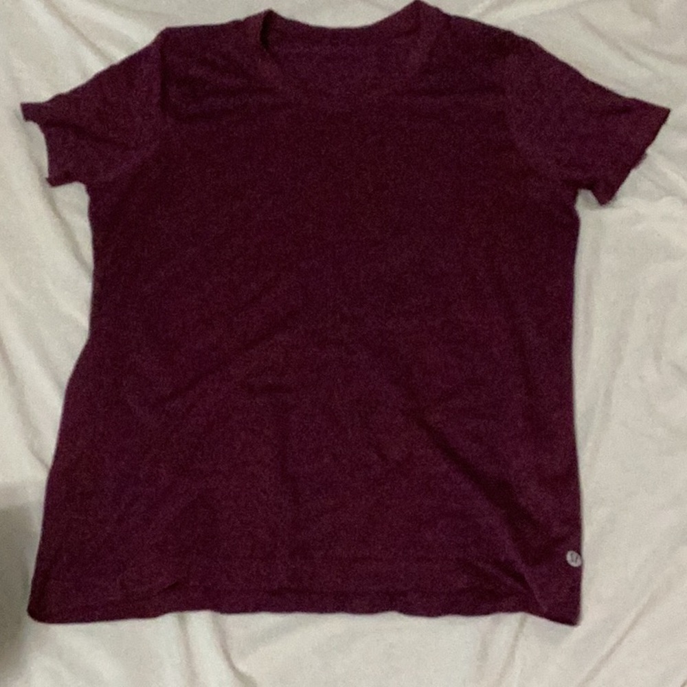 Lululemon Burgundy T-Shirt